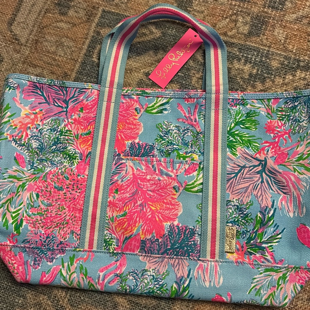 Lilly Pulitzer Mercato Tote NEW NWT